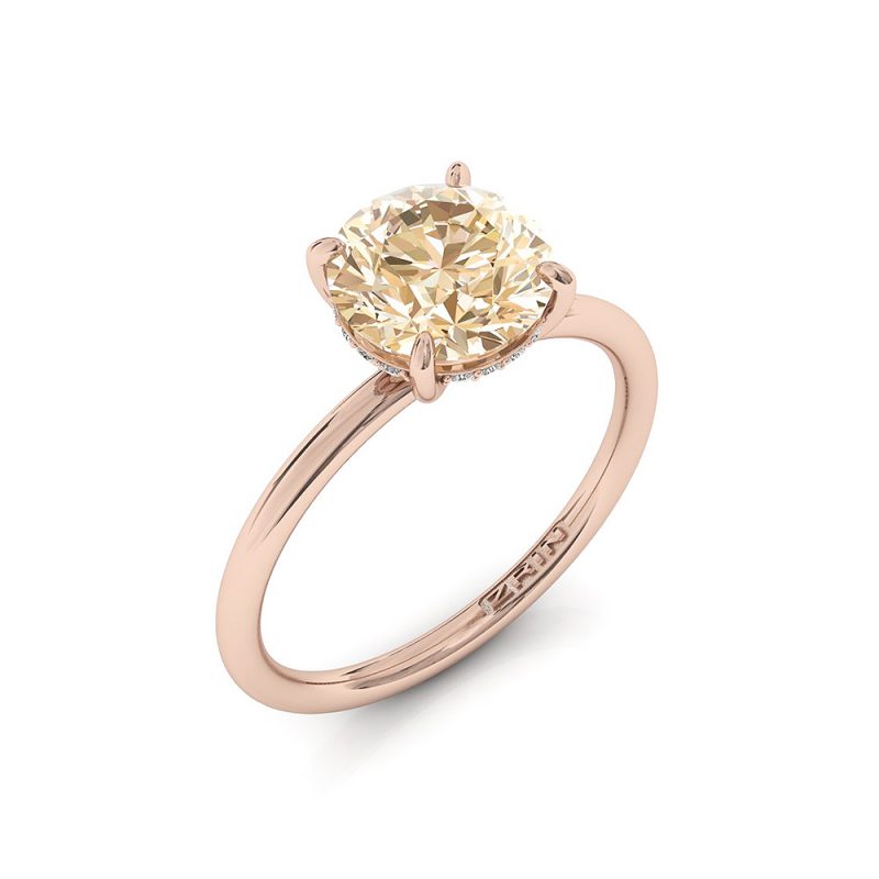 Verlobungsring ZRIN Modell 715-3 aus Roségold