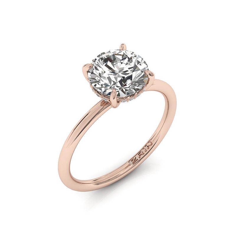 Verlobungsring ZRIN Modell 715-3 aus Roségold