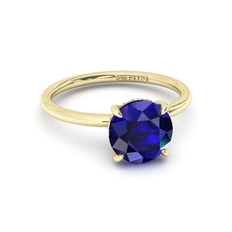 Verlobungsring ZRIN Modell 715-3 aus Gelbgold