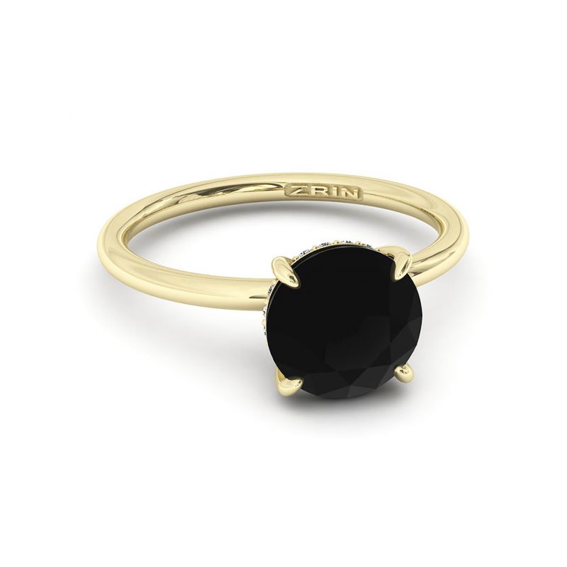 Verlobungsring ZRIN Modell 715-3 aus Gelbgold