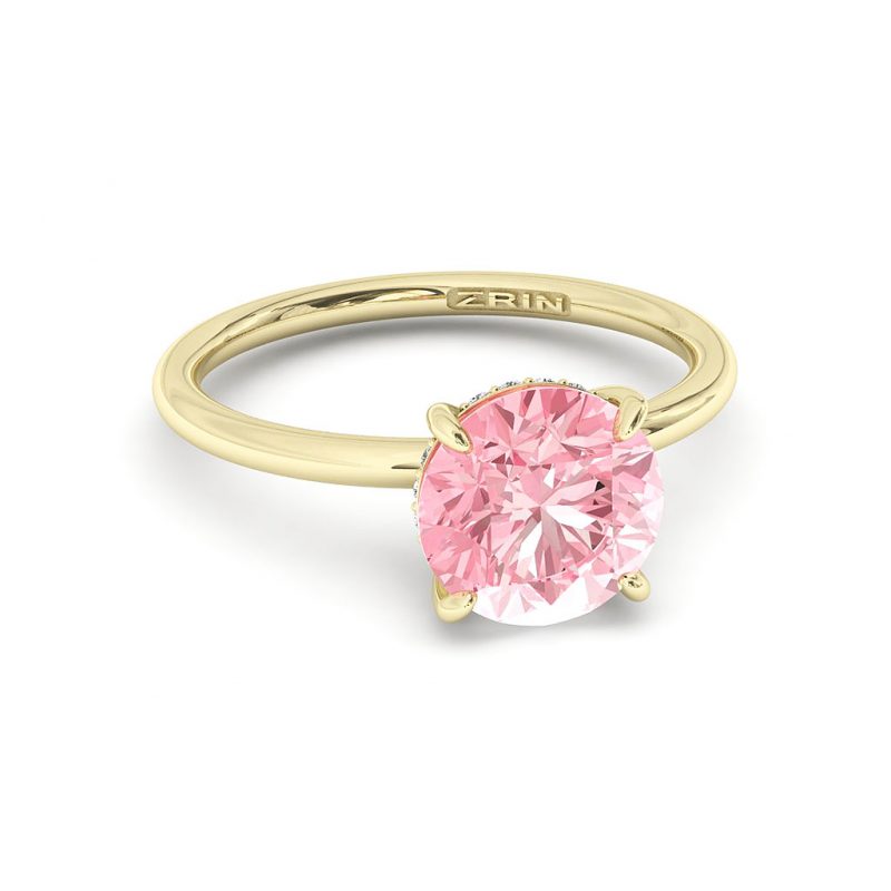 Verlobungsring ZRIN Modell 715-3 aus Gelbgold