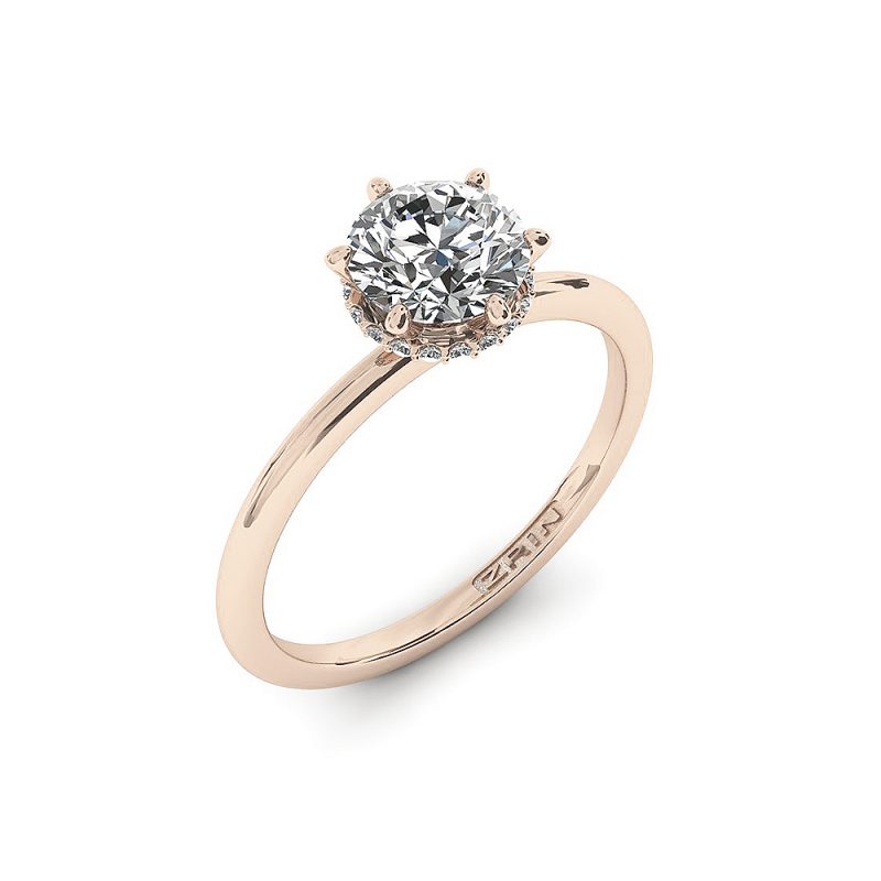 Verlobungsring ZRIN Modell 875 aus Roségold