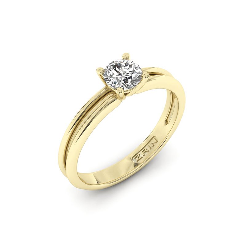 Verlobungsring ZRIN Modell 879 aus Gelbgold